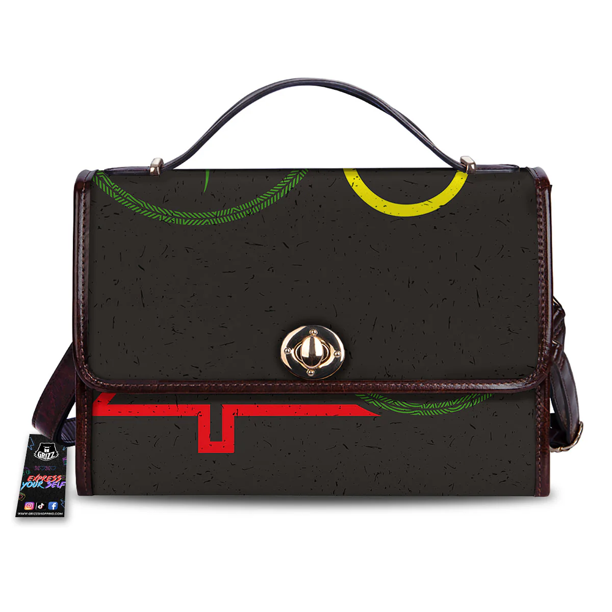 420 Rasta Print Women's Satchel Bag