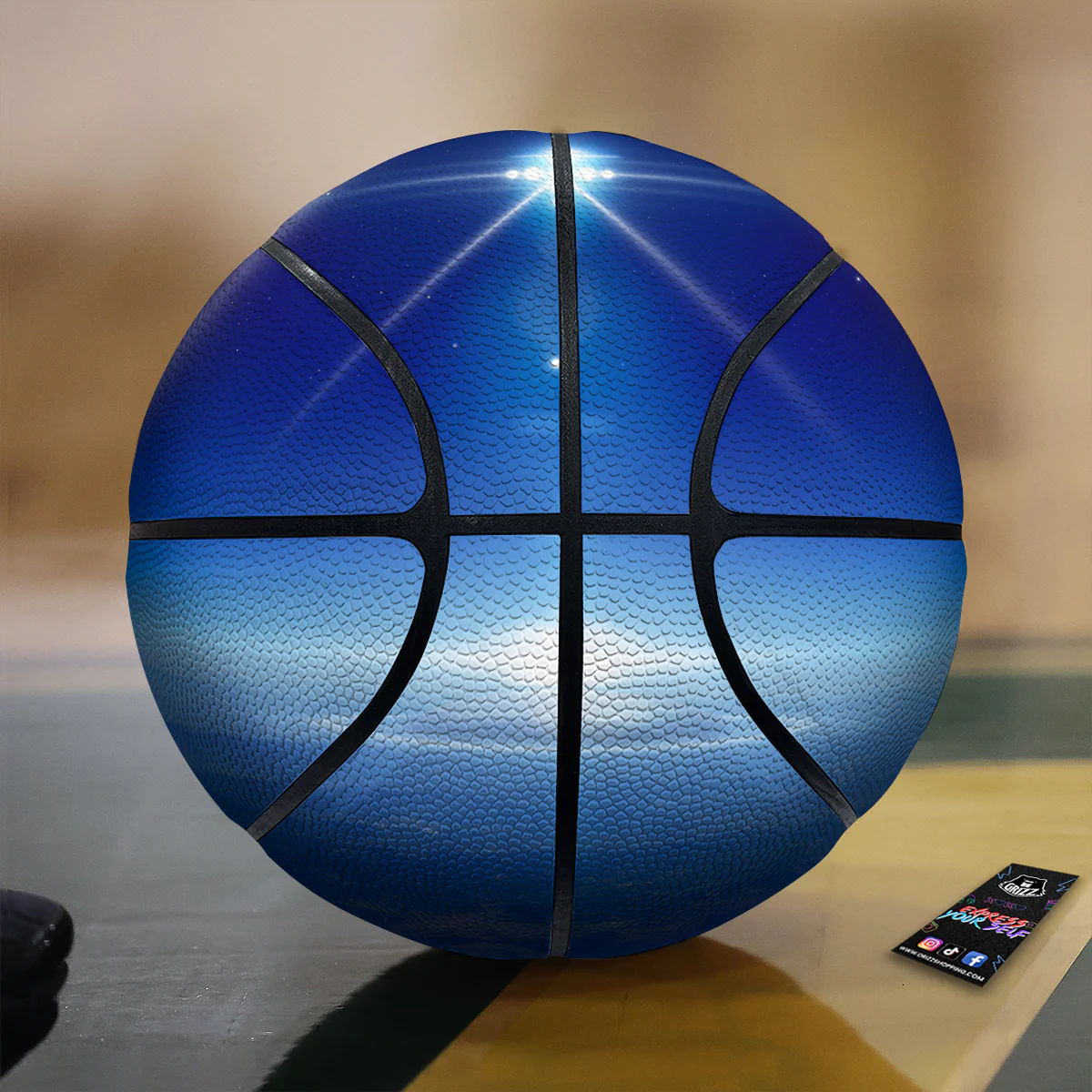 Abstract Sci Fi On Earth Print Basketball