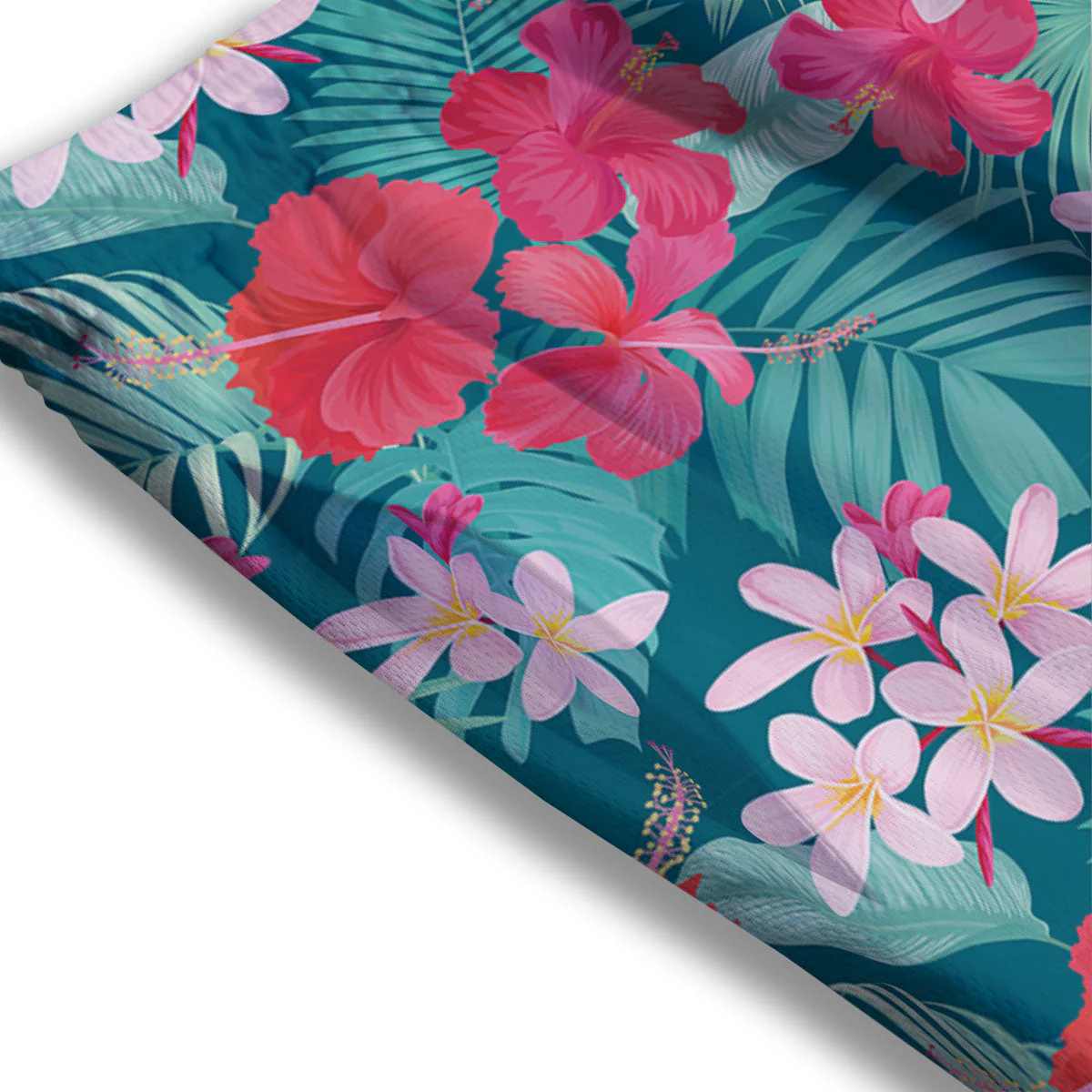 Aloha Hawaiian Flower Print Mesh Shorts - Image 3