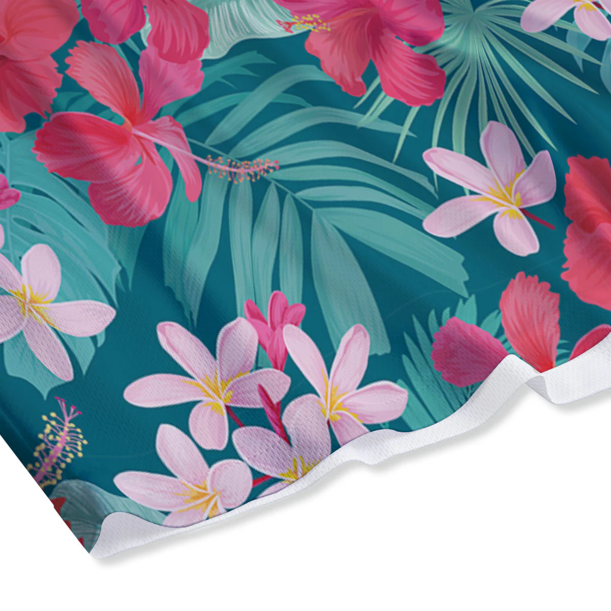 Aloha Hawaiian Flower Print Mesh Shorts - Image 4