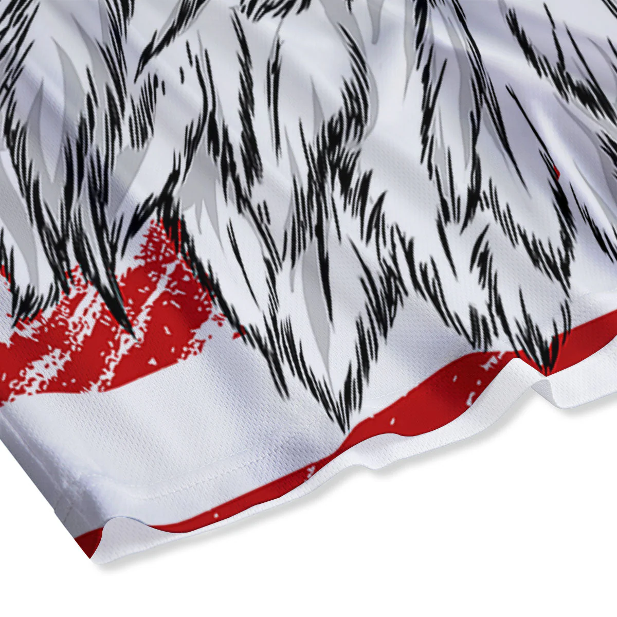American Flag Eagle Print Mesh Shorts - Image 4