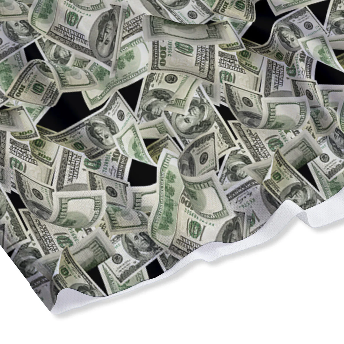 American Money US Dollars Print Pattern Mesh Shorts - Image 4