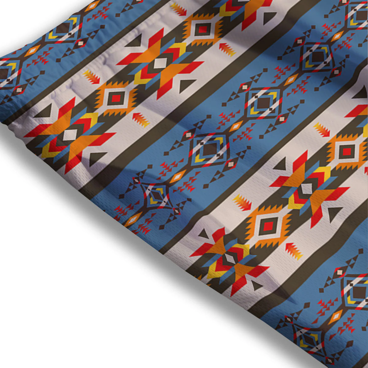 American Native Tribal Navajo Print Mesh Shorts - Image 3