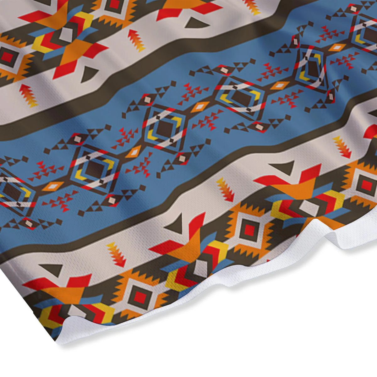 American Native Tribal Navajo Print Mesh Shorts - Image 4