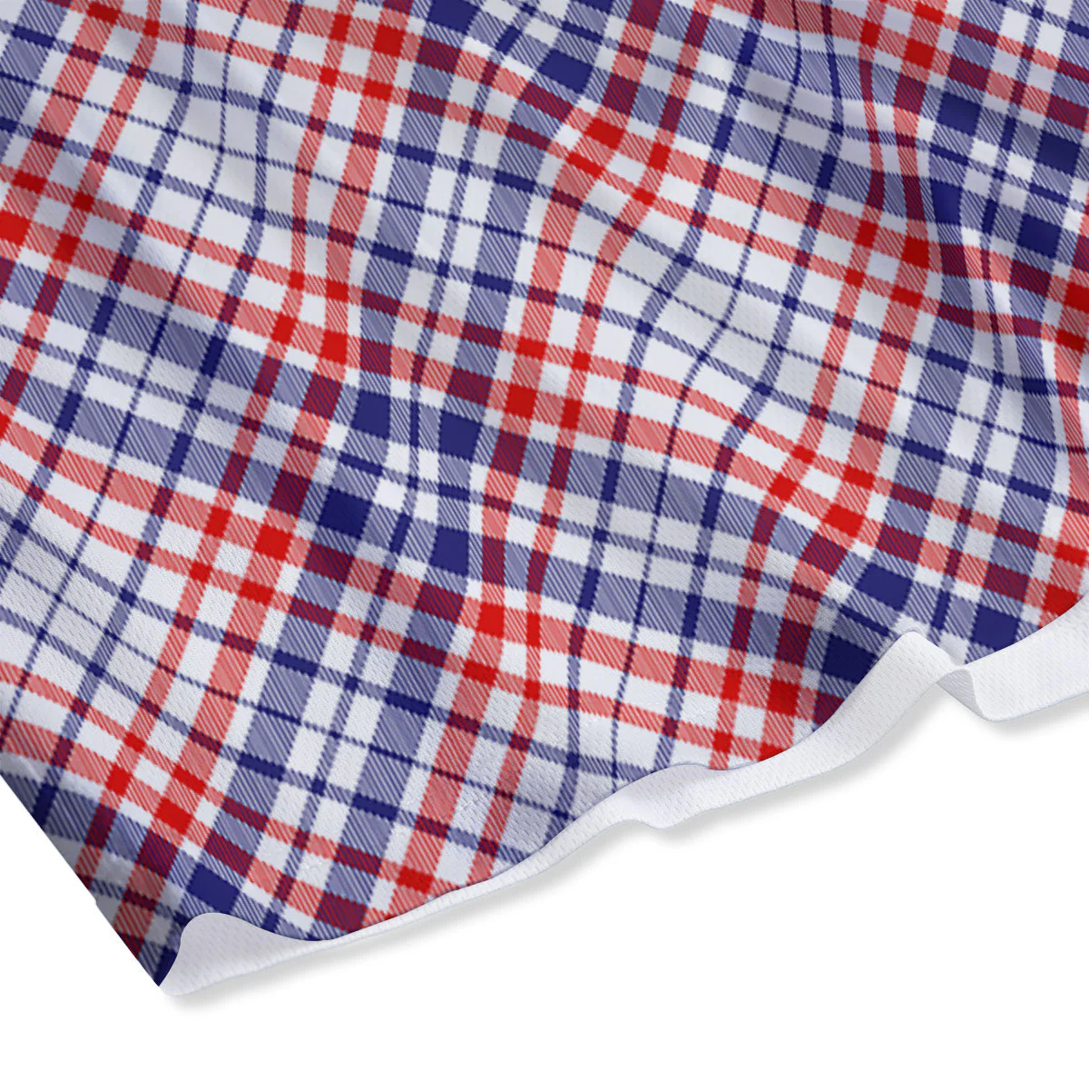 American Plaid 4th of July Print Mesh Shorts - Image 4