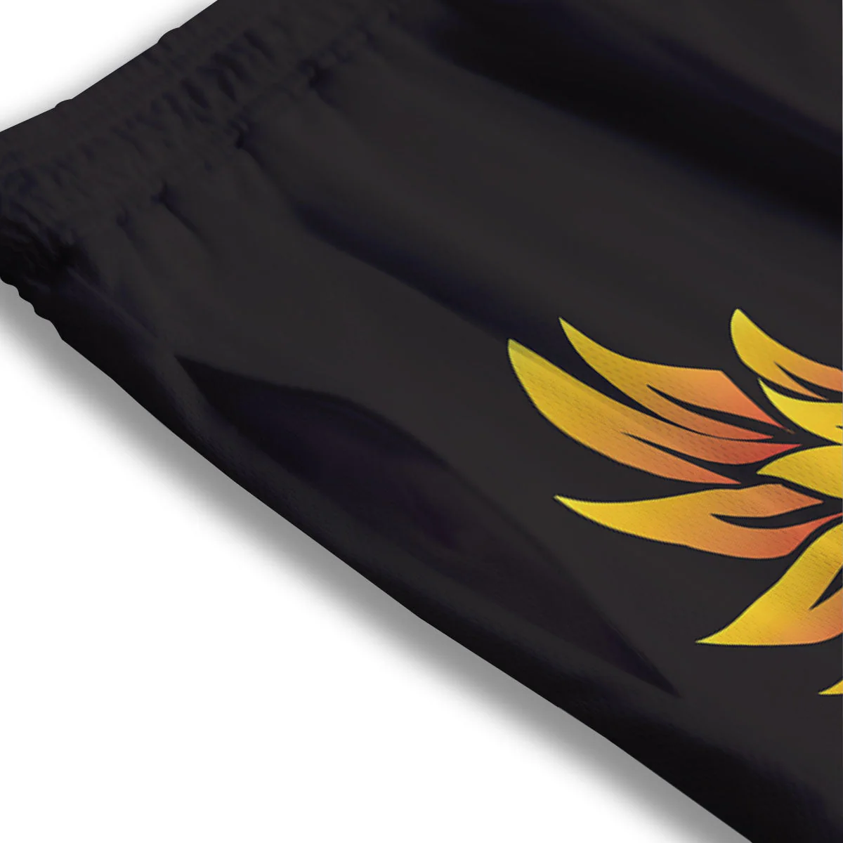 Angel Phoenix Print Mesh Shorts - Image 3