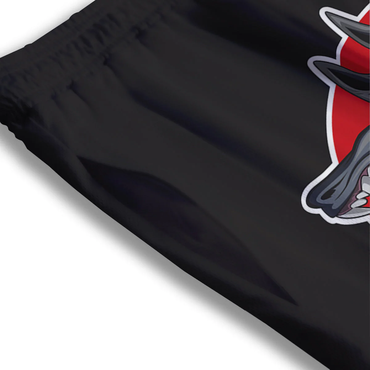 Angry Anubis Print Mesh Shorts - Image 3