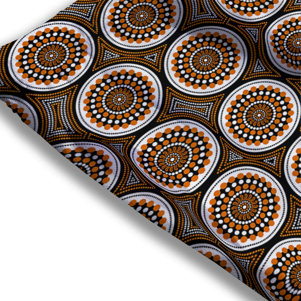 Art Dot Aboriginal Print Pattern Mesh Shorts - Image 3