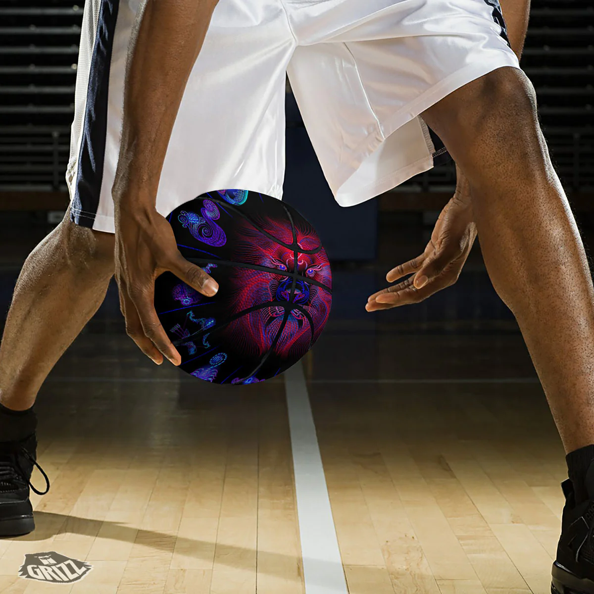 Astrological Leo Signs Leo Print Basketball - Image 3