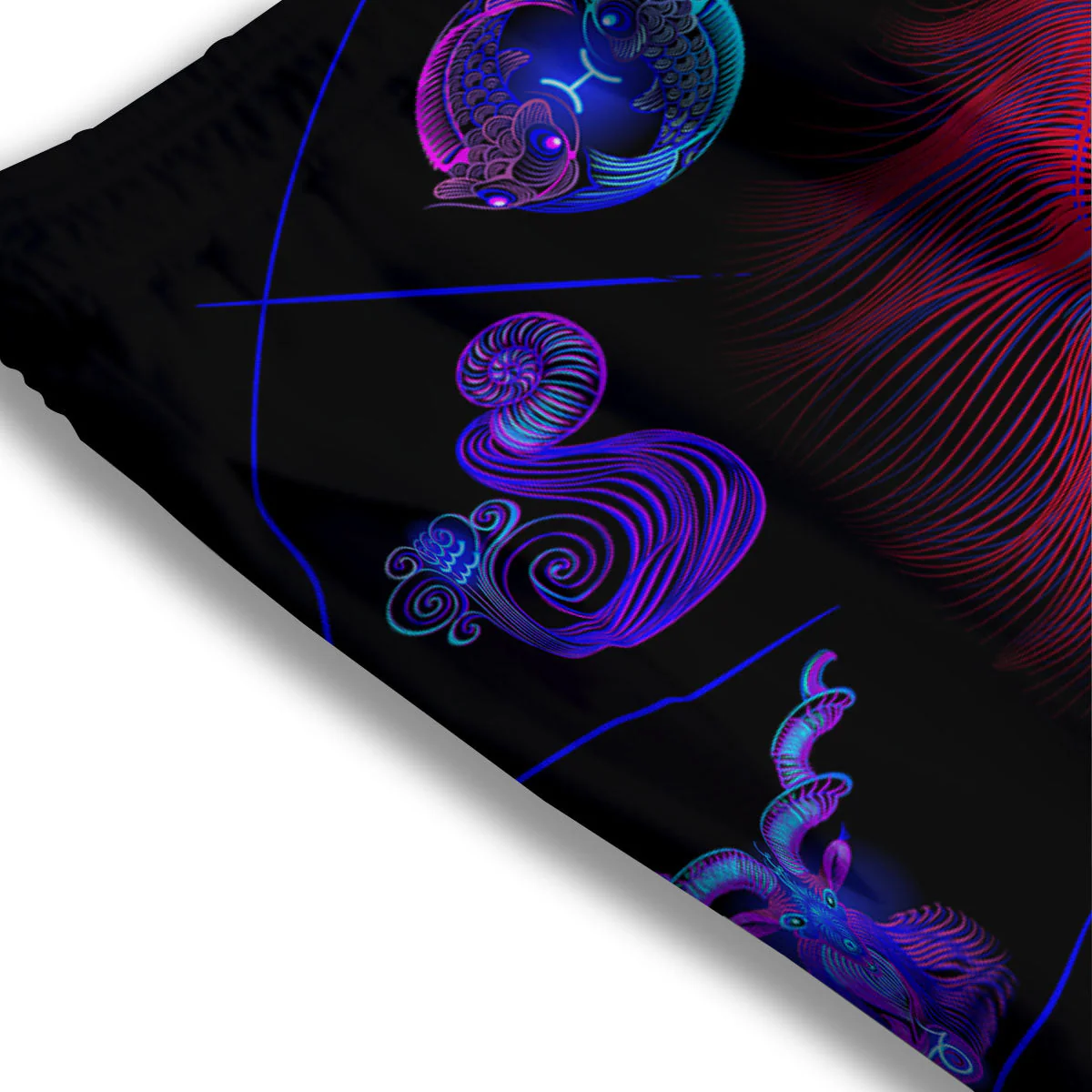 Astrological Leo Signs Leo Print Mesh Shorts - Image 3