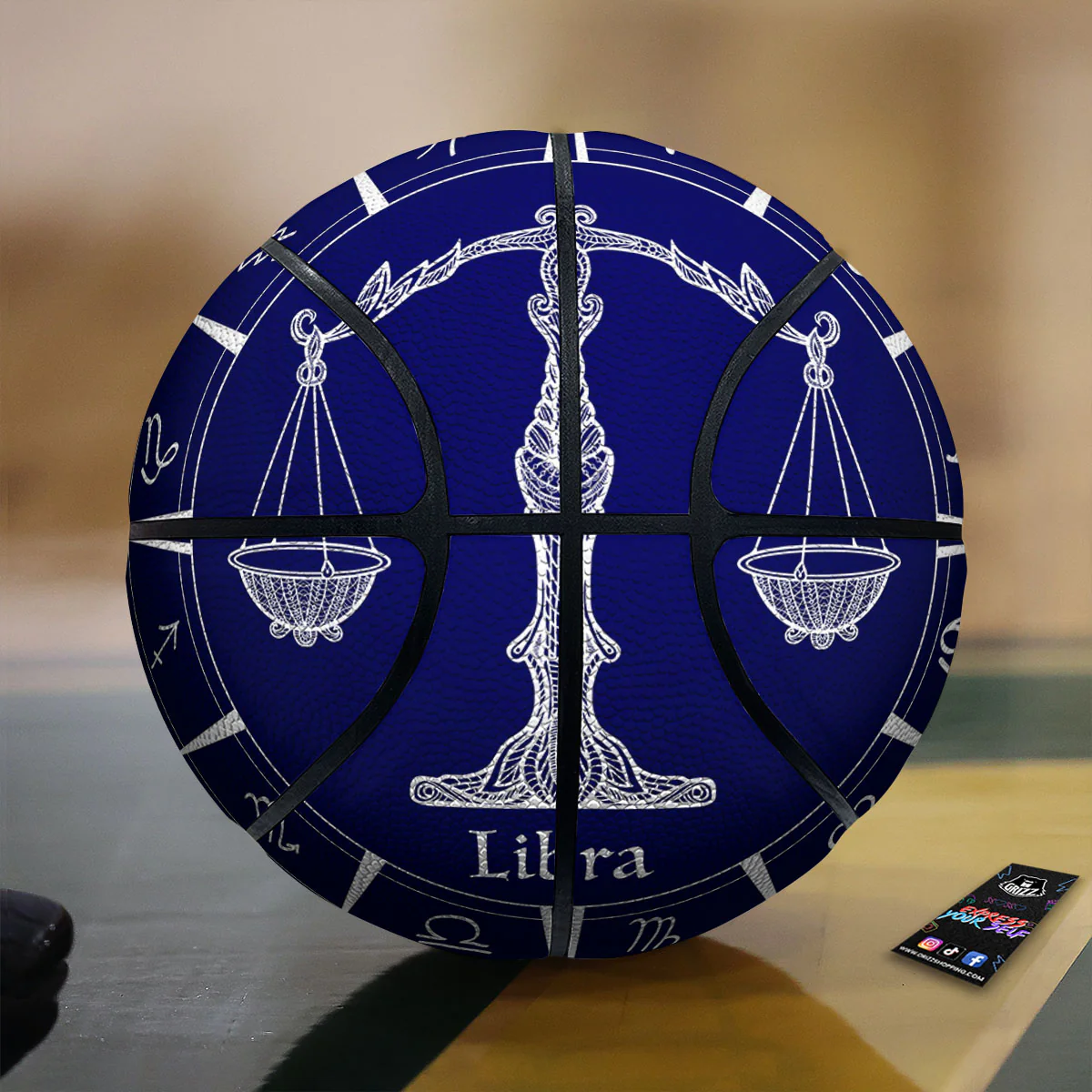 Astrological Libra Signs Libra Print Basketball