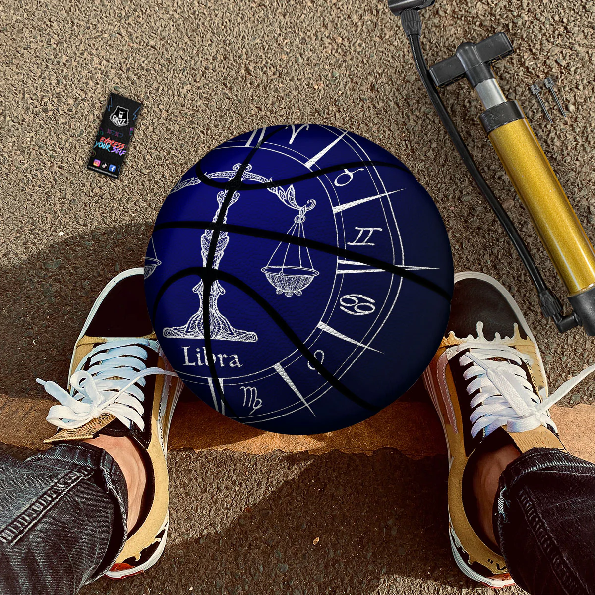 Astrological Libra Signs Libra Print Basketball - Image 2