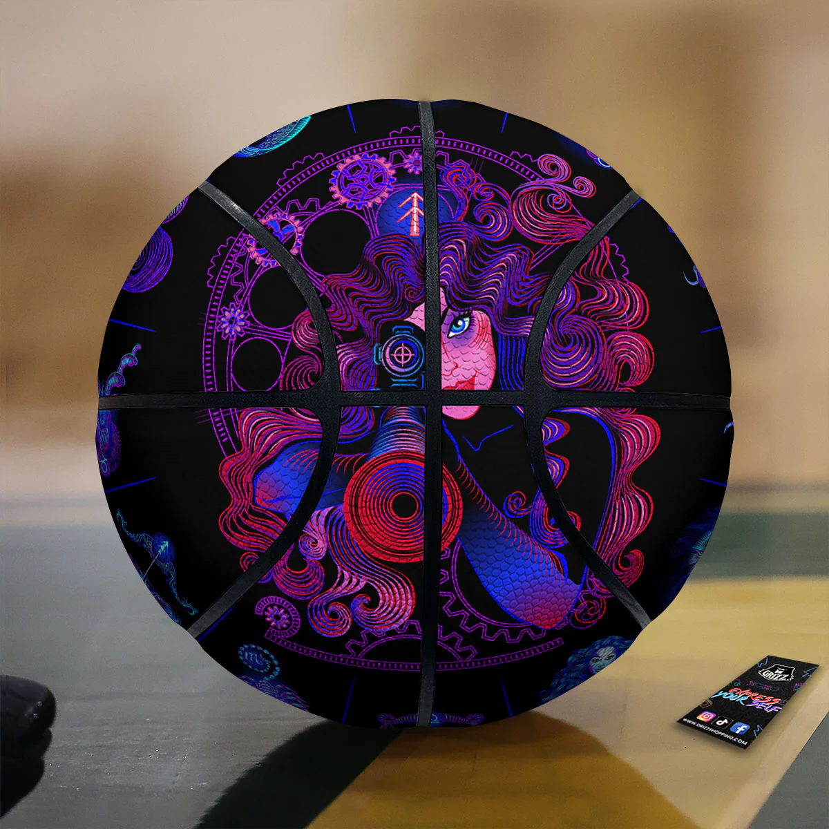 Astrological Signs And Sagittarius Print Basketball