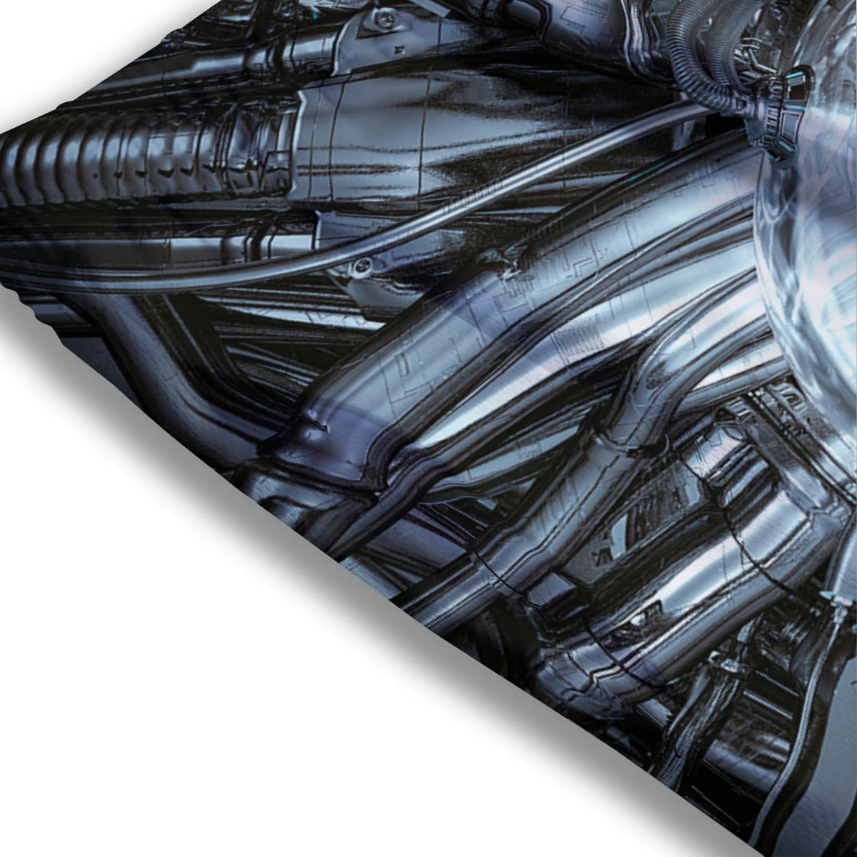 Astronaut In Machine Print Mesh Shorts - Image 3