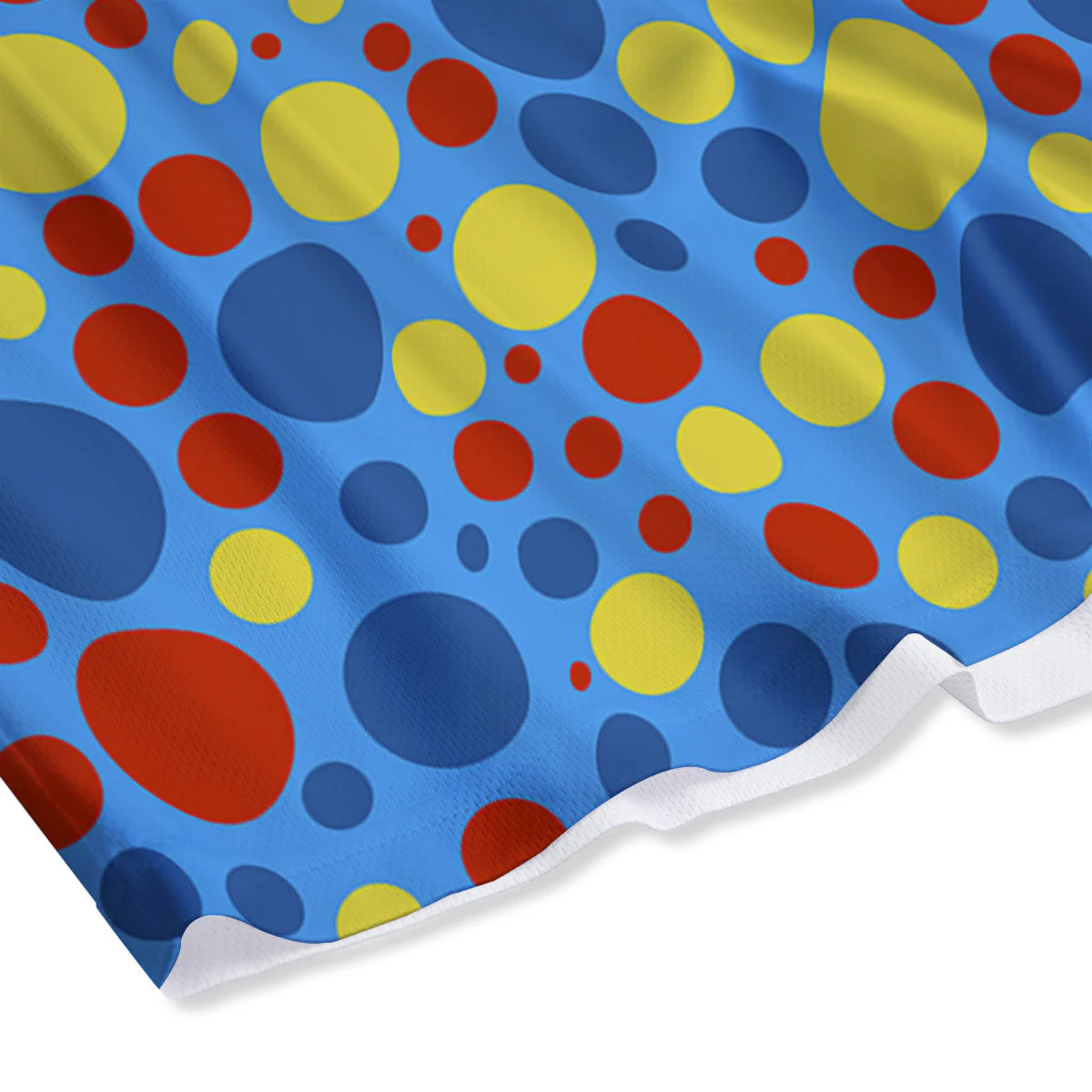 Autism Awareness Dots Color Print Pattern Mesh Shorts - Image 4