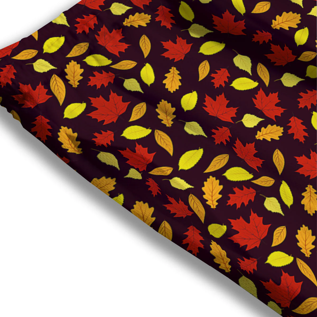 Back And Elm Maple Leave Print Pattern Mesh Shorts - Image 3