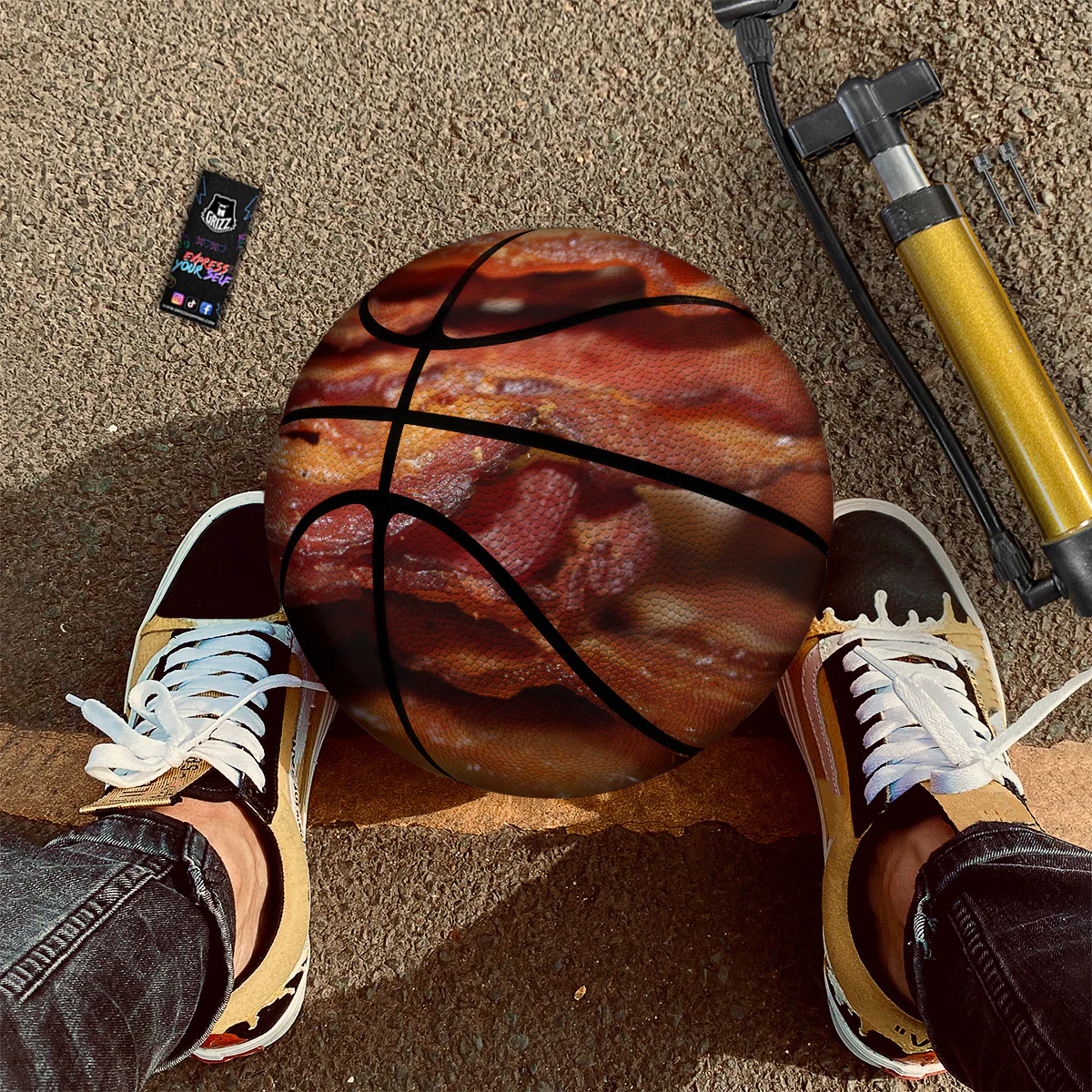 Bacon Crispy Print Basketball - Image 3