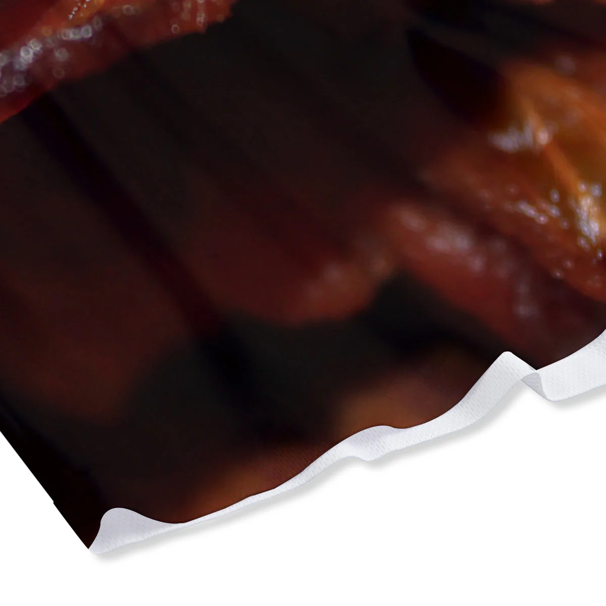 Bacon Crispy Print Mesh Shorts - Image 4