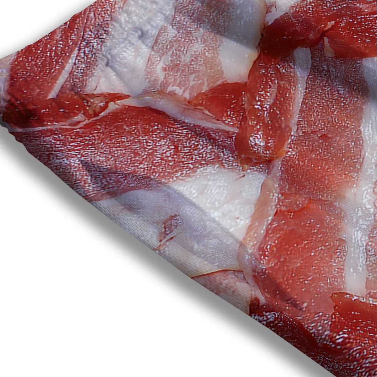 Bacon Weaving Print Mesh Shorts - Image 3