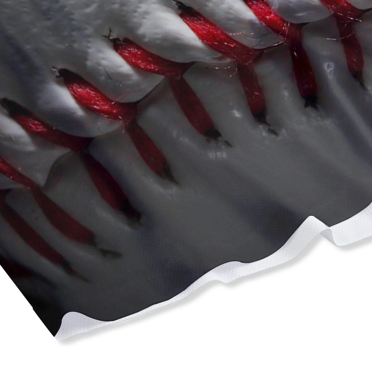 Baseballs Texture Print Mesh Shorts - Image 4