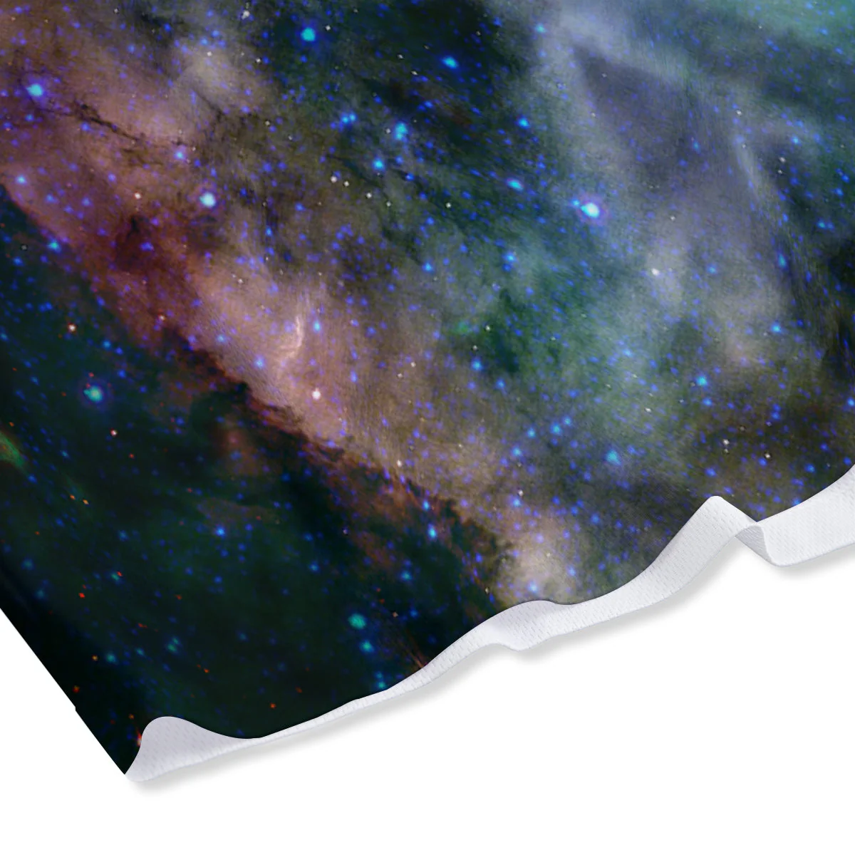 Beauty Of Outer Space Print Mesh Shorts - Image 4