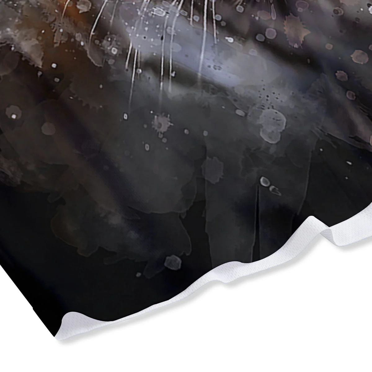 Bengal Tiger Watercolor Print Mesh Shorts - Image 4