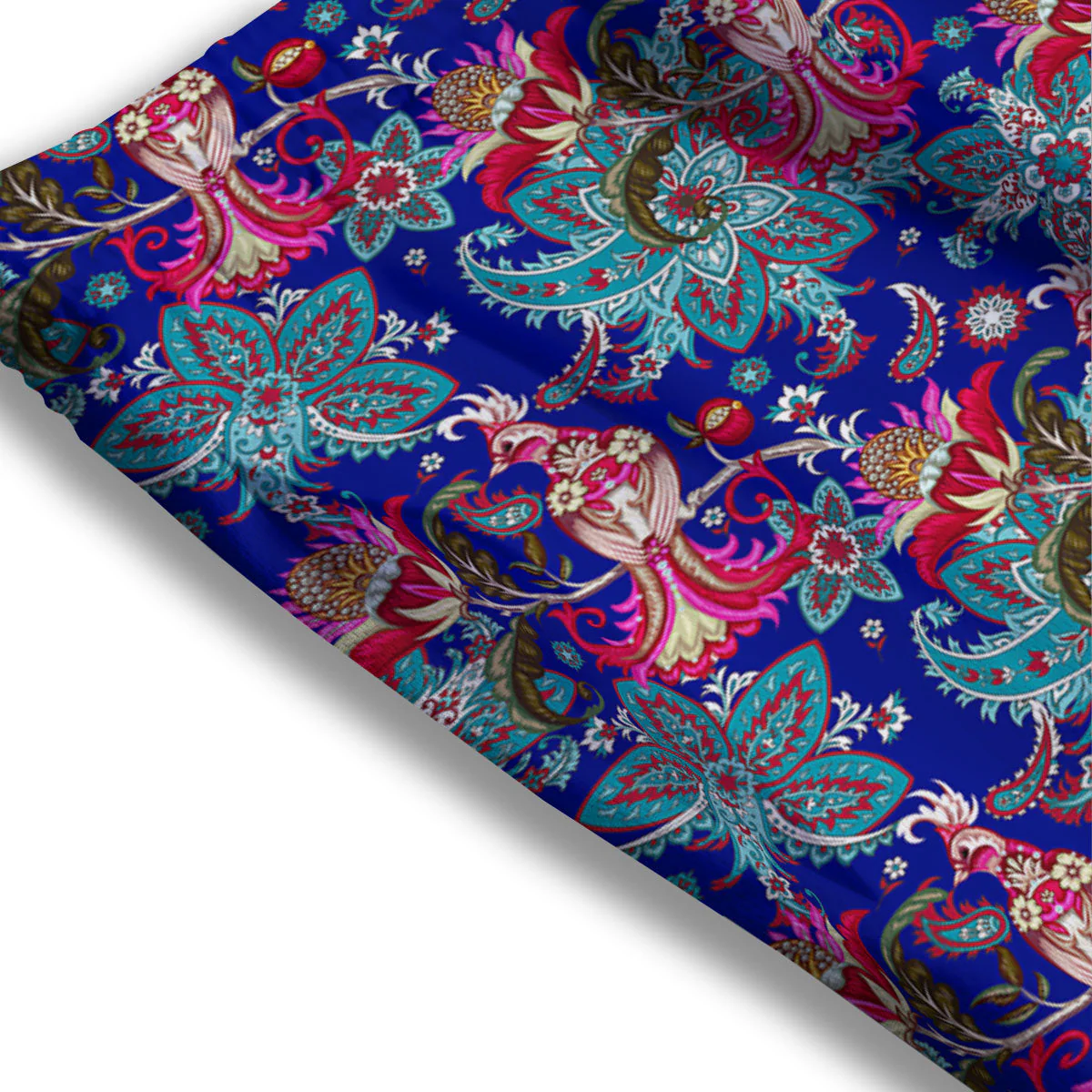 Bird Of Paradise Ethnic Print Pattern Mesh Shorts - Image 3
