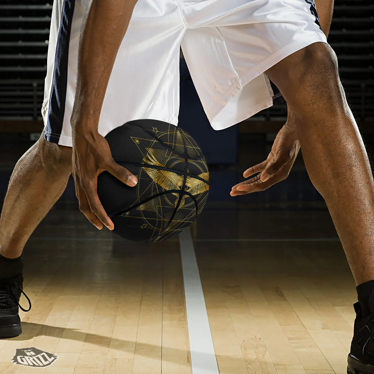Bird Spiritual Golden Print Basketball - Image 3