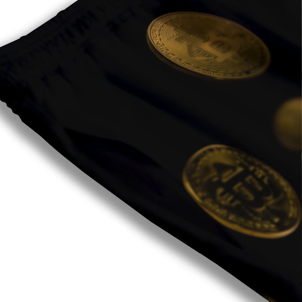 Bitcoin Falling Print Mesh Shorts - Image 3