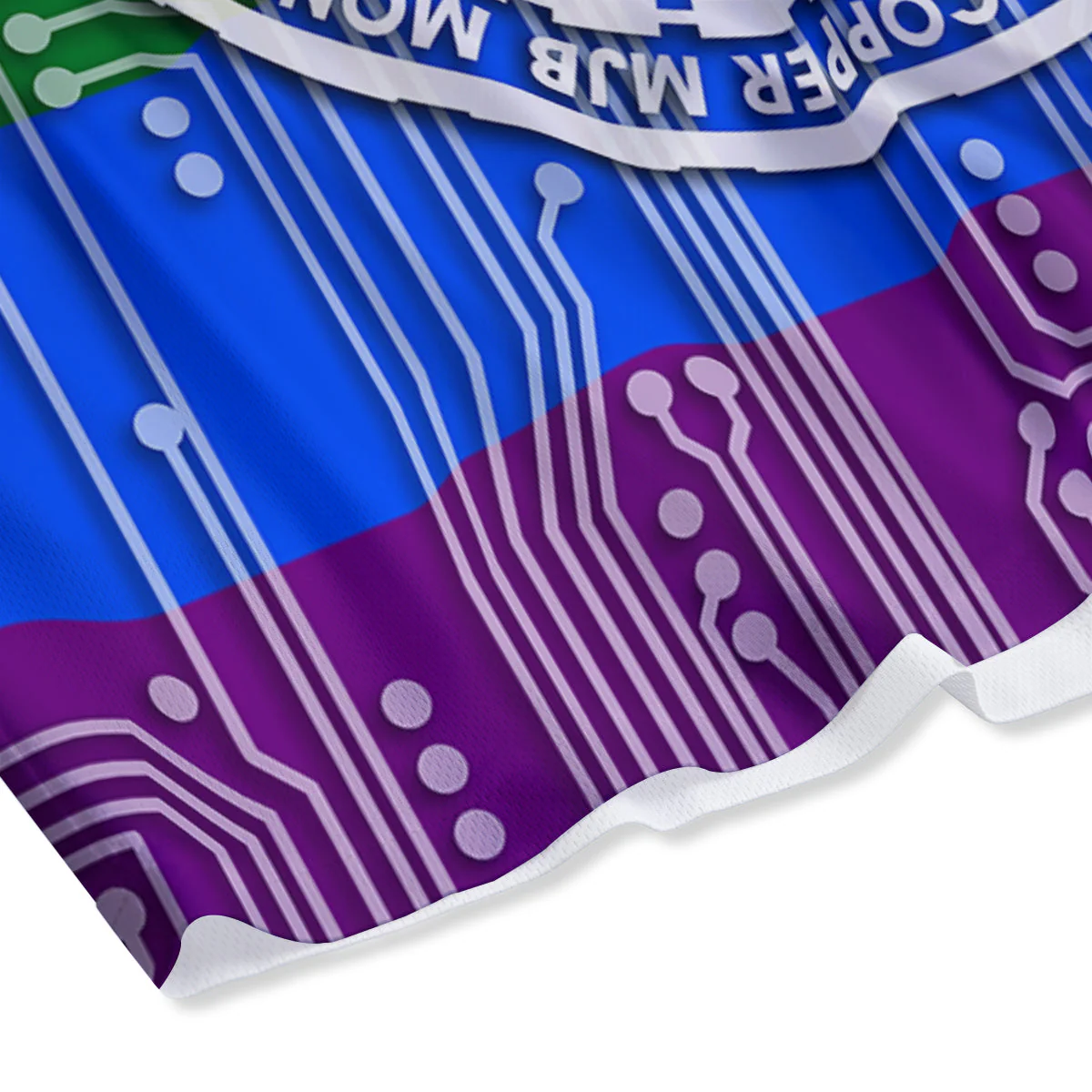 Bitocin LGBT Flag Print Mesh Shorts - Image 4