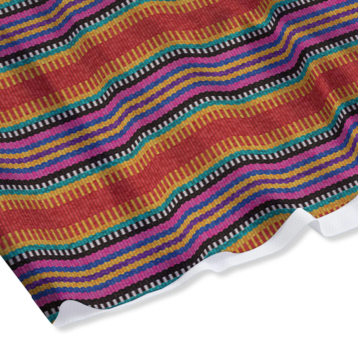 Blanket Ethnic Mexican Print Pattern Mesh Shorts - Image 4