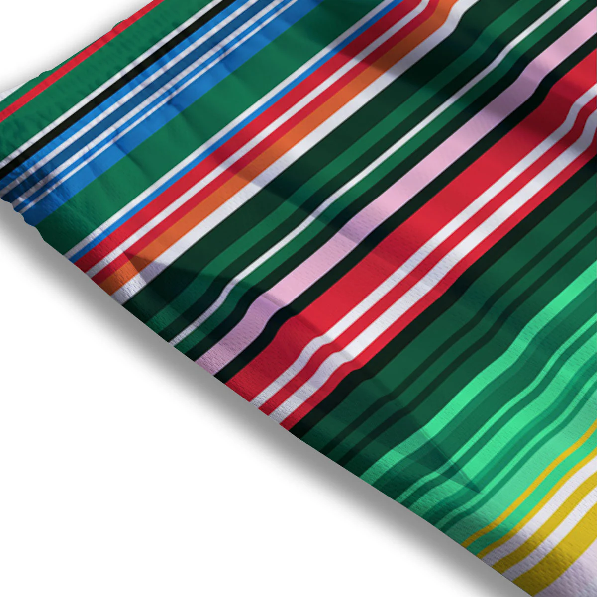 Blanket Mexican Serape Print Pattern Mesh Shorts - Image 3