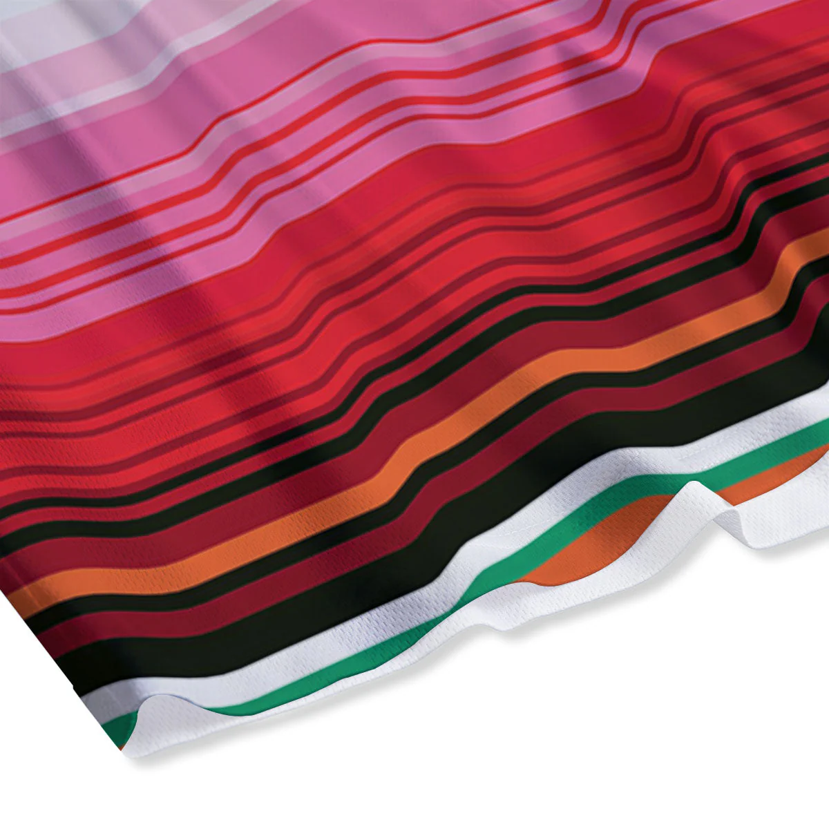Blanket Mexican Serape Print Pattern Mesh Shorts - Image 4