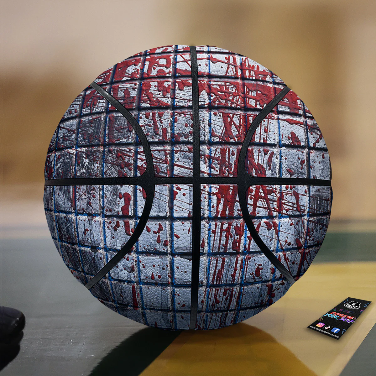 Blood Room Bloody Print Basketball