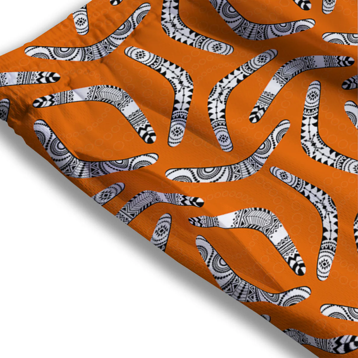 Boomerang Australian Aboriginal Print Mesh Shorts - Image 3