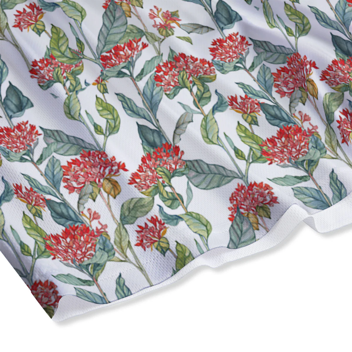 Bouvardia Print Pattern Mesh Shorts - Image 4