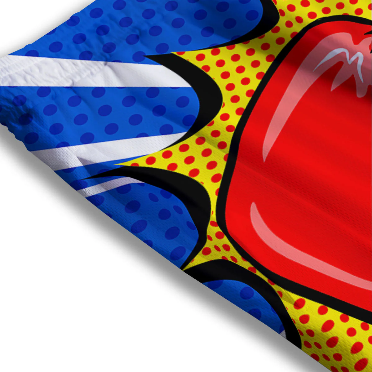 Boxing Gloves Pop Art Print Mesh Shorts - Image 3