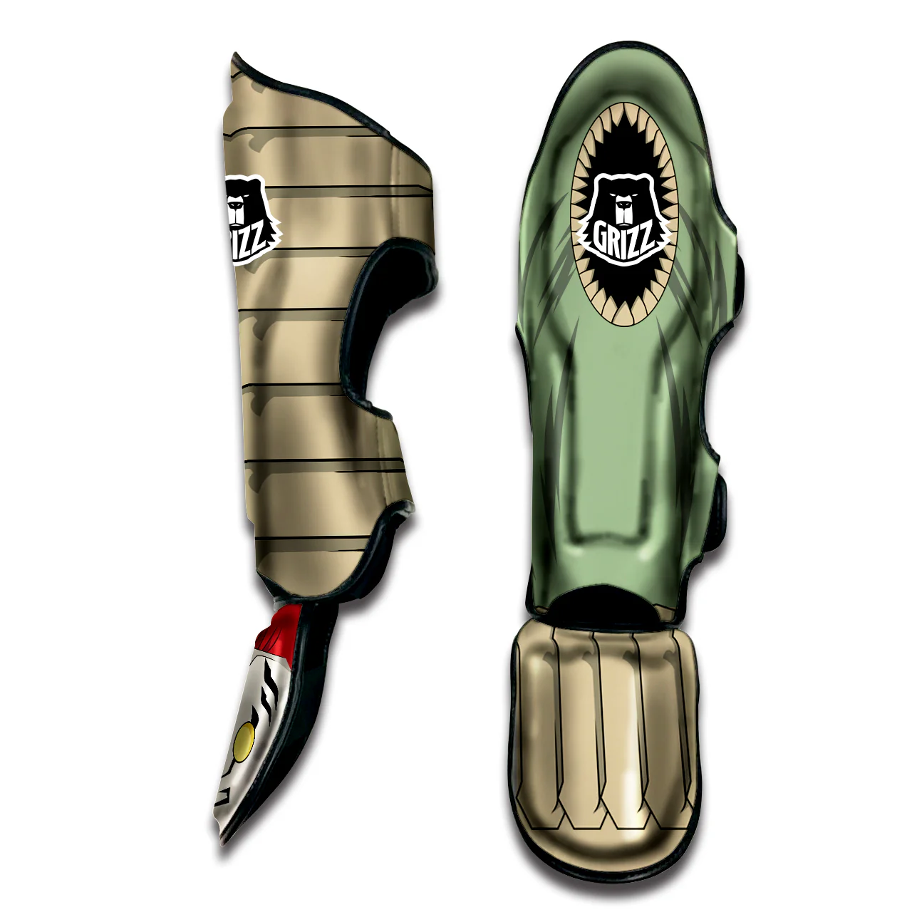 Renji Muay Thai Shin Guards - Image 2