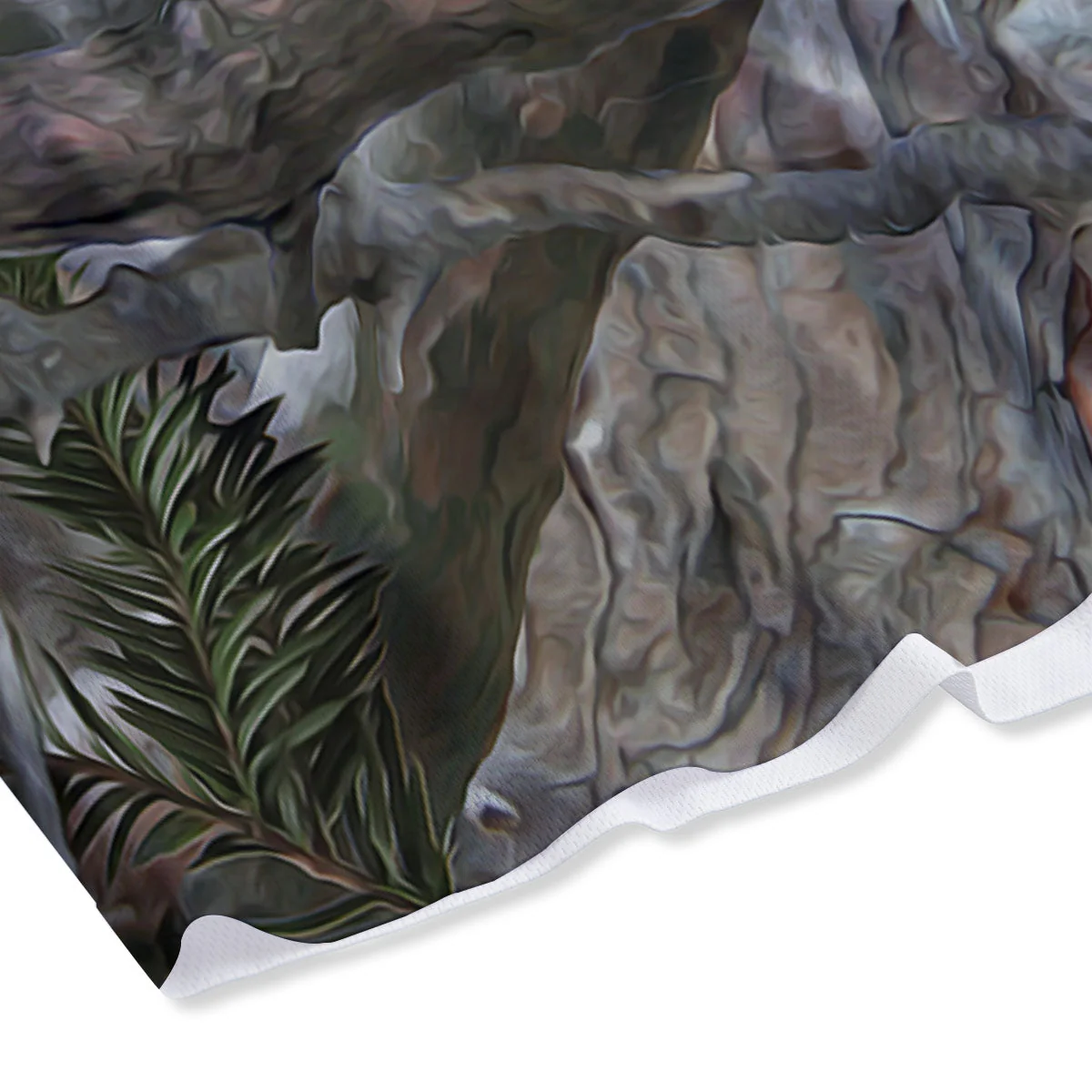 Camouflage Hunting Print Pattern Mesh Shorts - Image 4