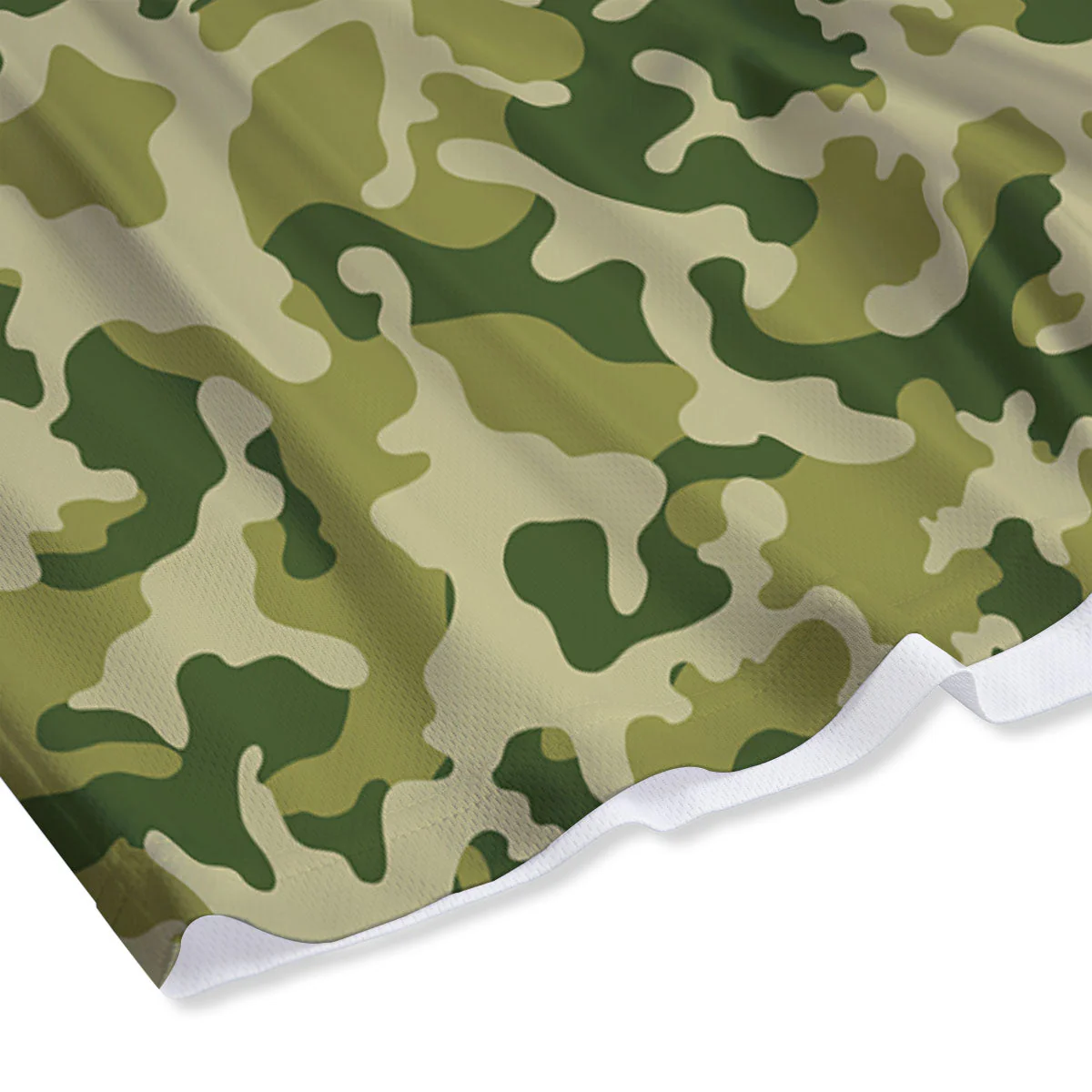 Camouflage Military Print Mesh Shorts - Image 4