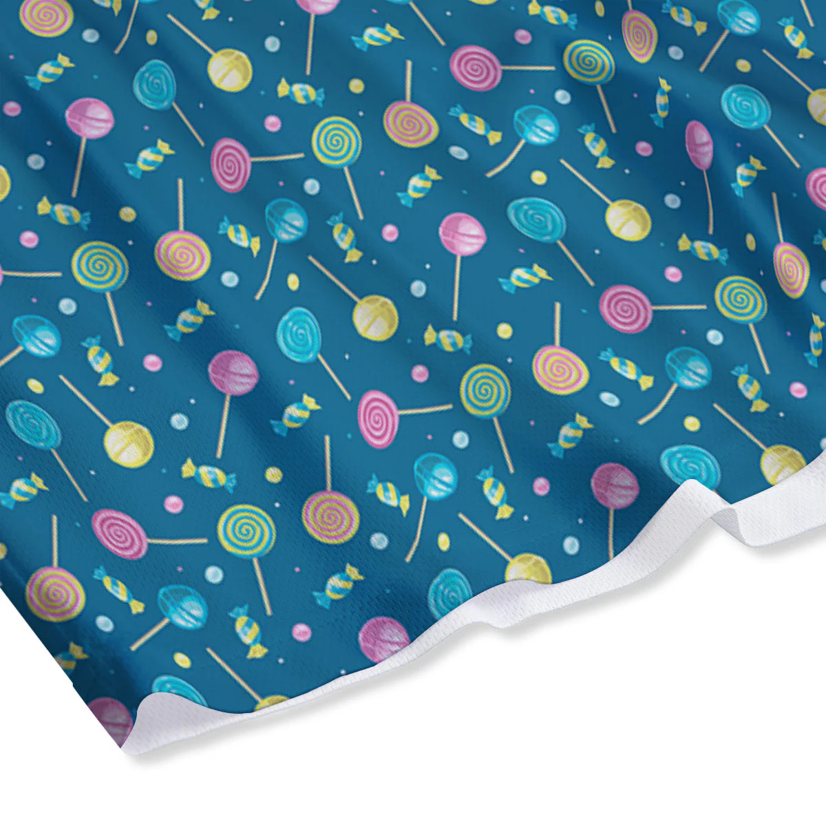 Candy Cute Print Pattern Mesh Shorts - Image 4