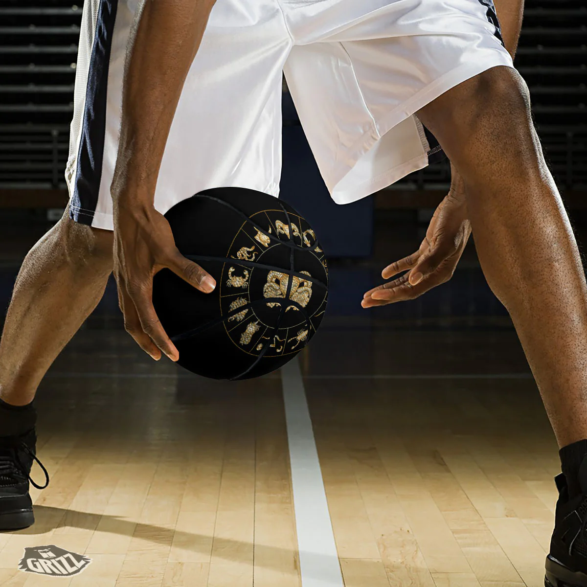 Capricorn Sign Fantasy Print Basketball - Image 3