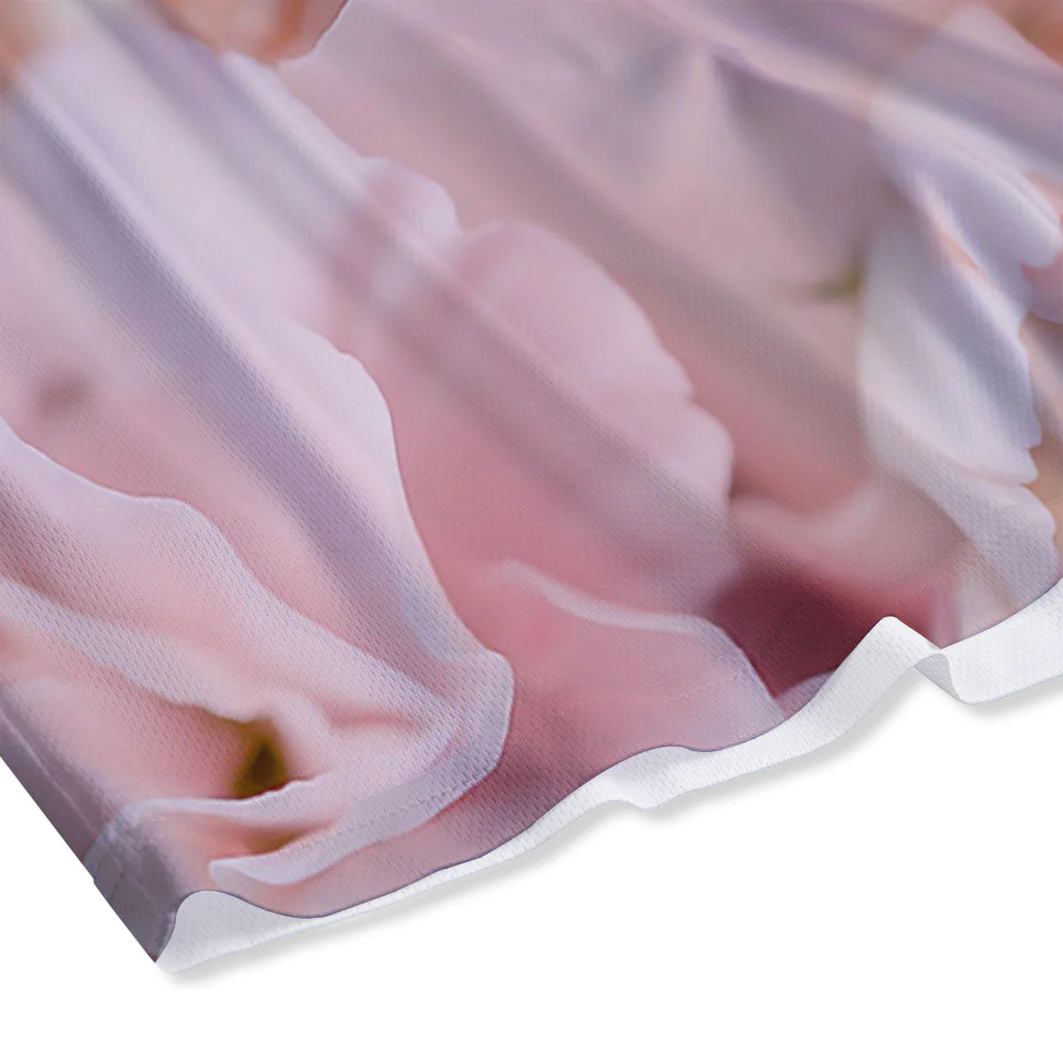 Carnation Flower Pink Print Mesh Shorts - Image 4