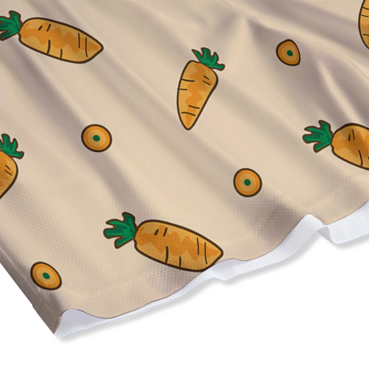 Carrot Little Print Pattern Mesh Shorts - Image 4