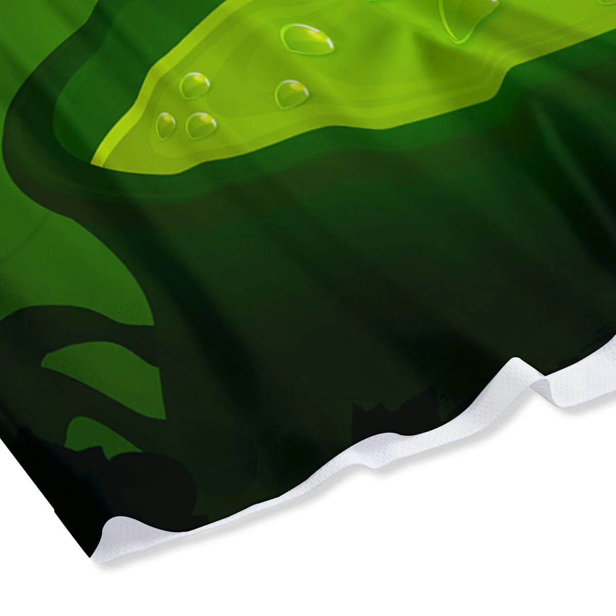 Cauldron And Witch Halloween Print Mesh Shorts - Image 4
