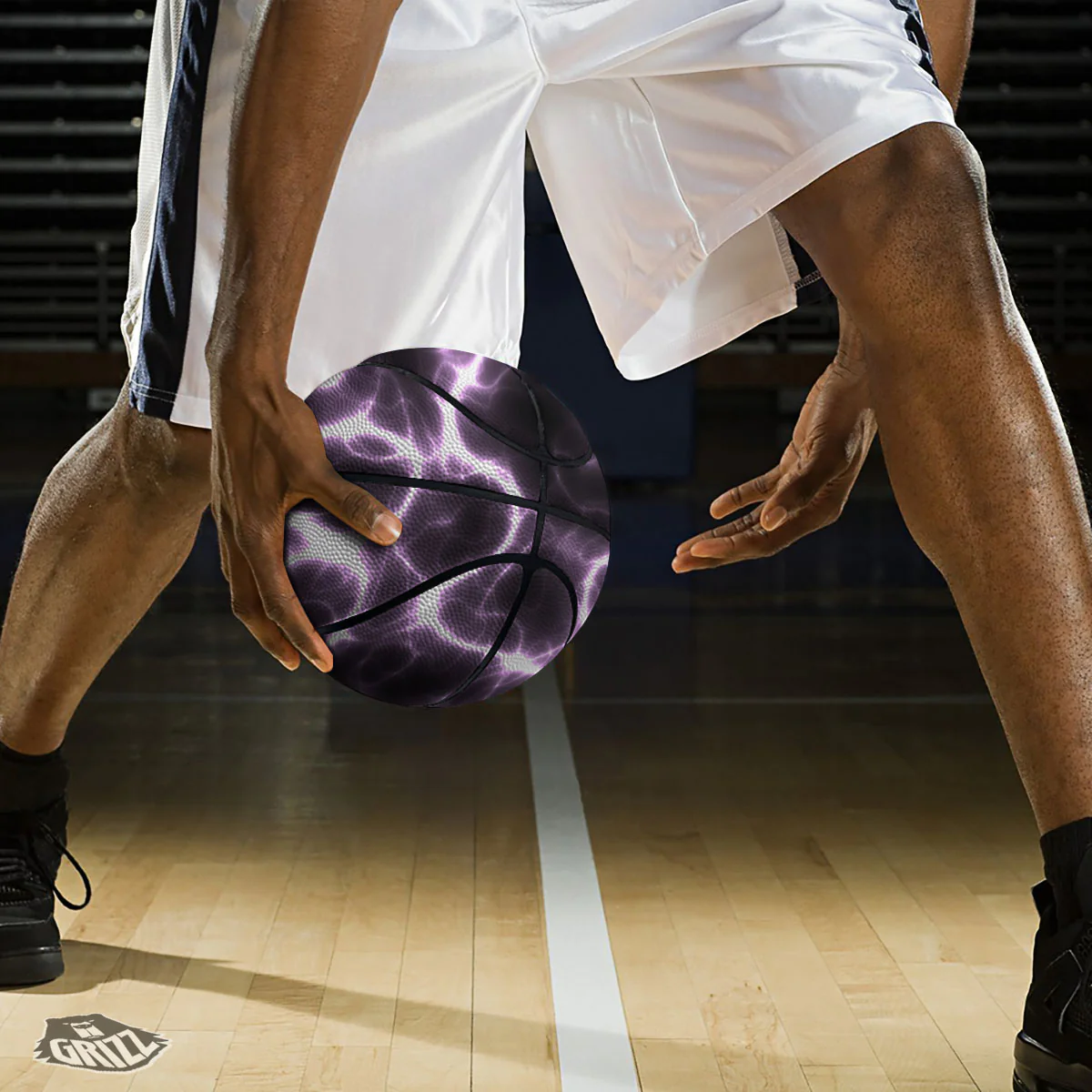 Chain Lightning Print Basketball - Image 3