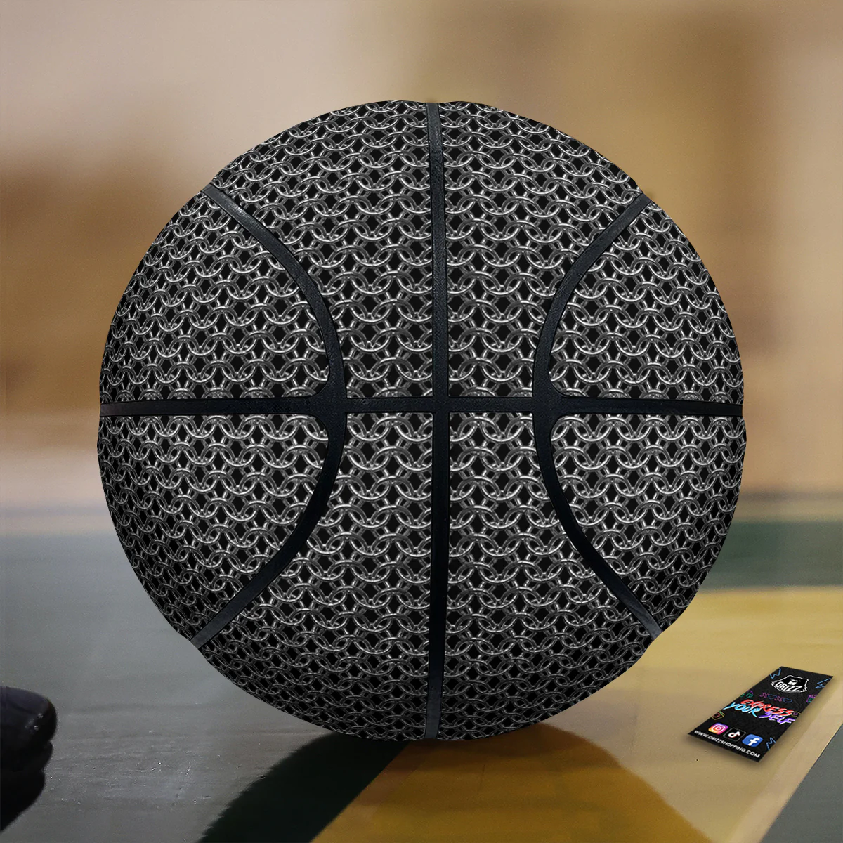 Chainmail Ring Print Basketball
