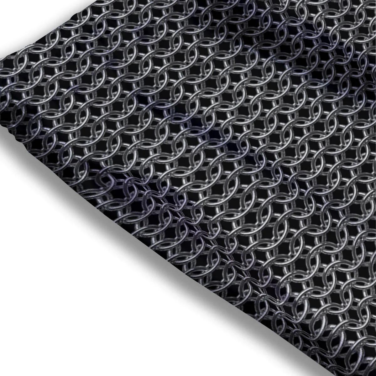 Chainmail Ring Print Mesh Shorts - Image 3