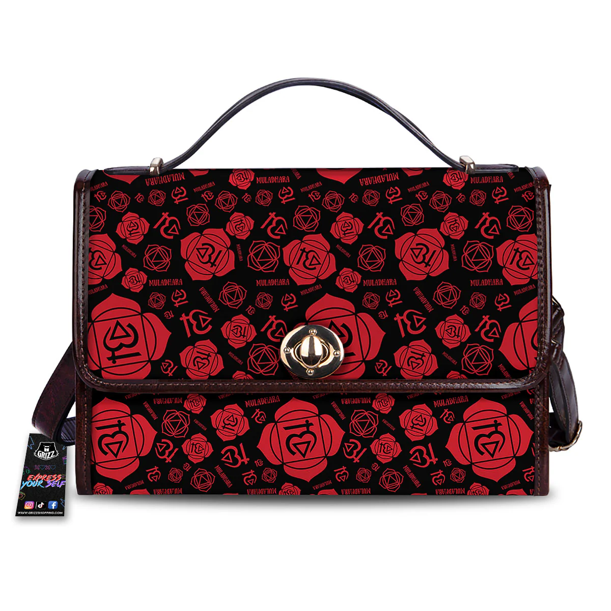 Chakra Muladhara Chakra Pattern Women's Satchel Bag