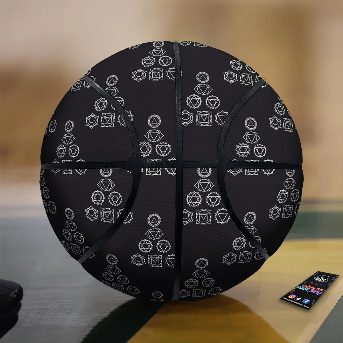 Chakra Sahasrara Print Pattern Basketball